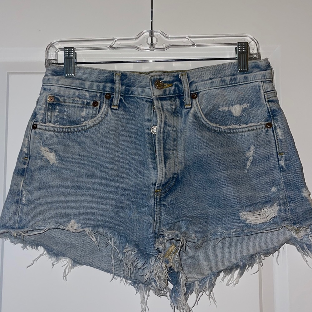 Agolde jean shorts